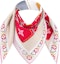 Shop (Women) Louis Vuitton Heart Print Silk Scarf for Women - Minimalist Fashion Accessory M78061