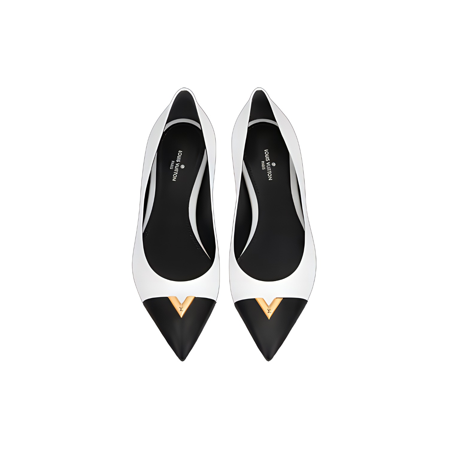 Shop (W) Louis Vuitton Heartbreaker Flat Ballerina Sepatu 'Putih' 1A66S4