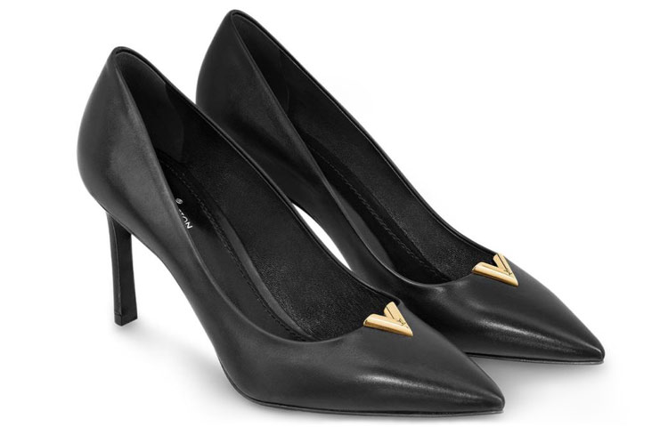 Shop (W) Louis Vuitton Heartbreaker High Heel 'Kulit Sapi Hitam' 1A4DJS