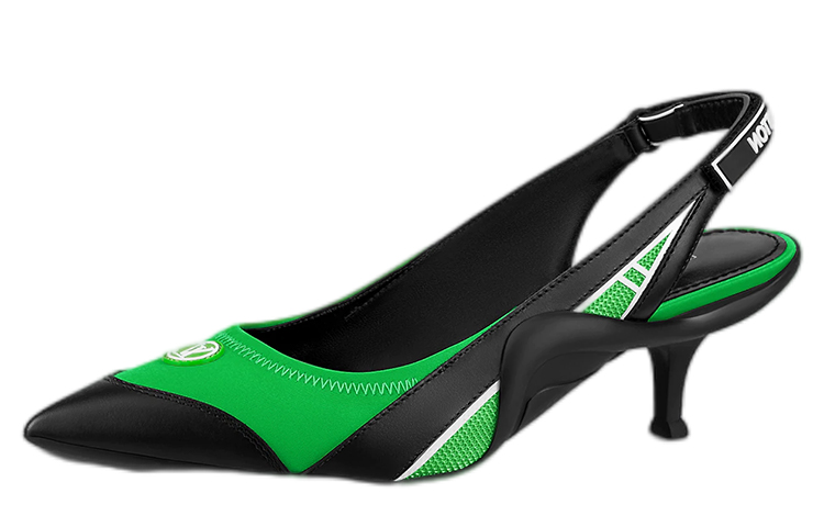 (W) LV Heeled Sandal 'Green Fashion'