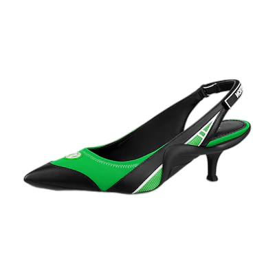 (W) LV Heeled Sandal 'Green Fashion'