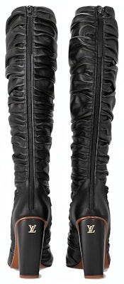 (Women) Louis Vuitton High-Top Boot 'Black Leather Zip-Up' 1AC8Y9 Shop (Women) Louis Vuitton High-Top Boot 'Black Leather Zip-Up' 1AC8Y9