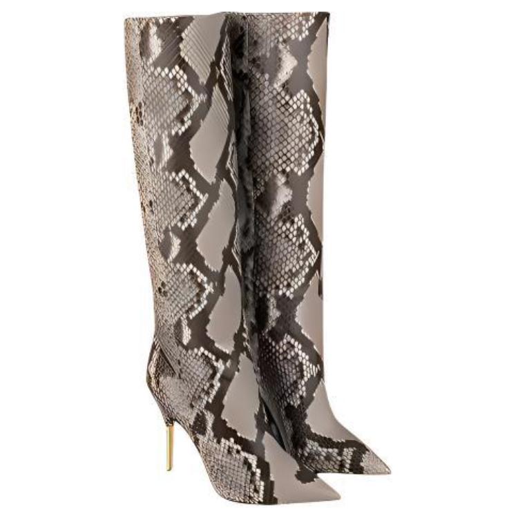 Purchase (Women) Louis Vuitton High-Top Boot 'Python Brown-Black' 1A95AU