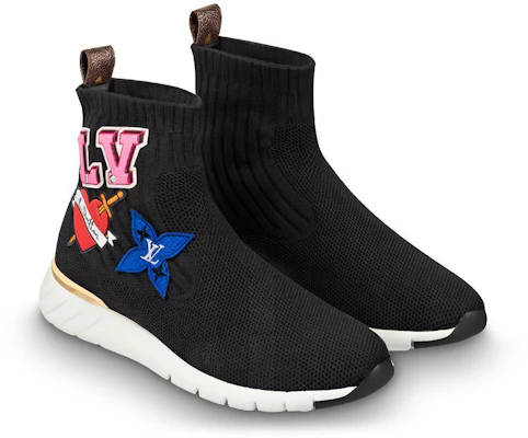 (W) Louis Vuitton Slip-On Alta ''Tessuto Nero Moda'' 1A4MRR Lookbook (W) Louis Vuitton Slip-On Alta ''Tessuto Nero Moda'' 1A4MRR
