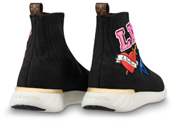 (W) Louis Vuitton Slip-On Alta ''Tessuto Nero Moda'' 1A4MRR Shop (W) Louis Vuitton Slip-On Alta ''Tessuto Nero Moda'' 1A4MRR