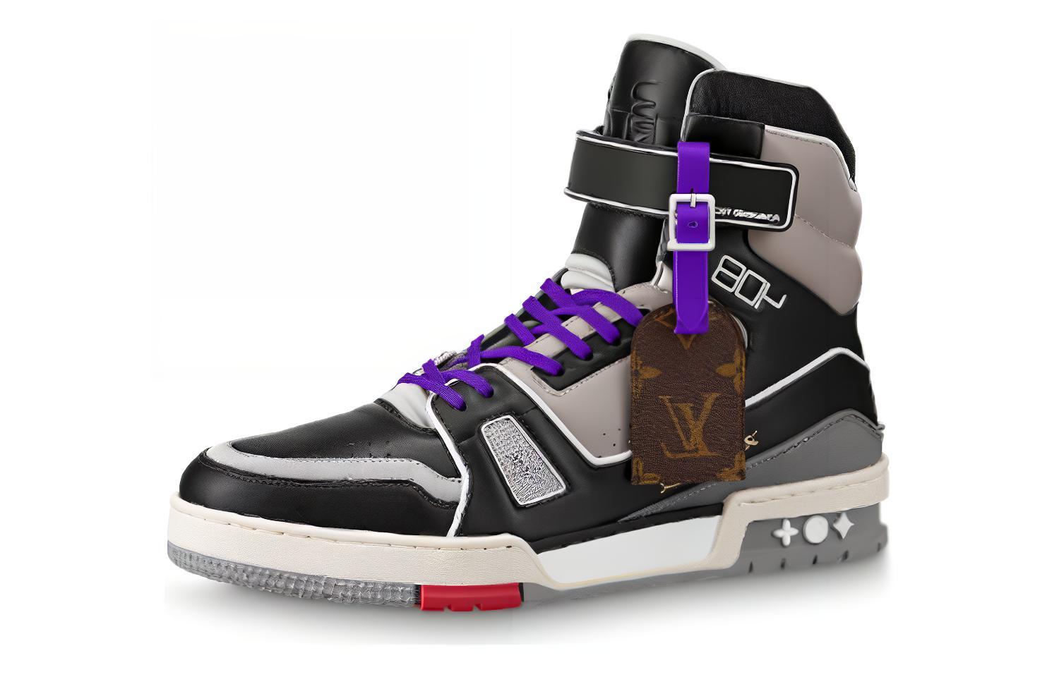 (Women) Louis Vuitton High-Top Sneaker 'Black Fashion Comfort' 1A7RTY