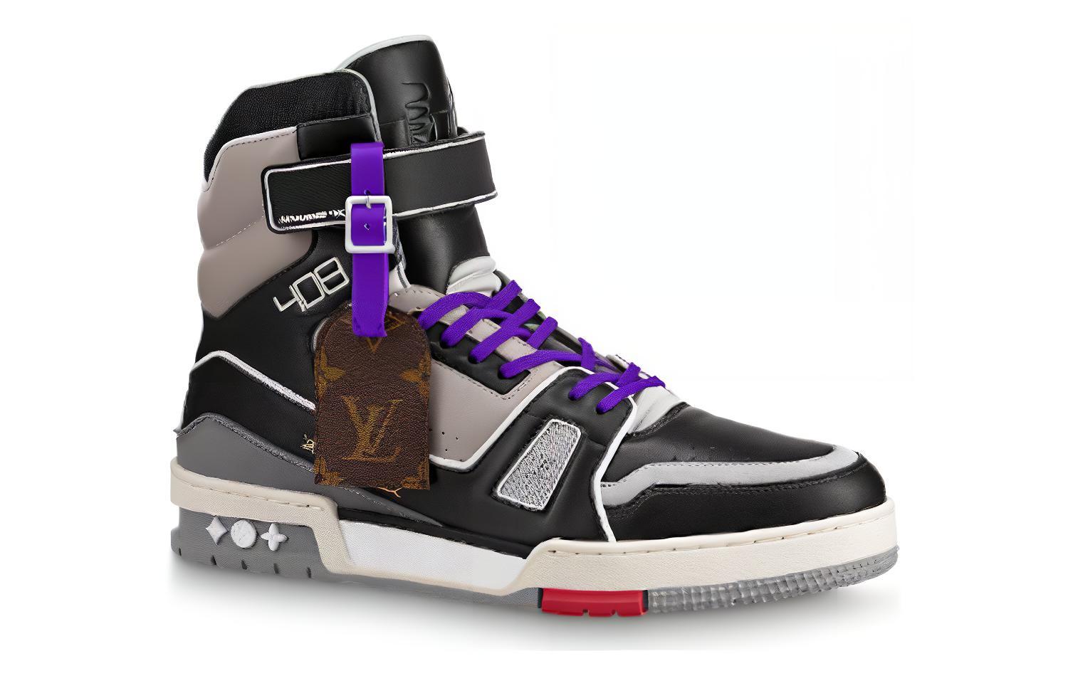 Order (W) (女性用) ルイ・ヴィトン ハイカット スニーカー 'ブラック ファッション 快適' 1A7RTY 1A7RTY