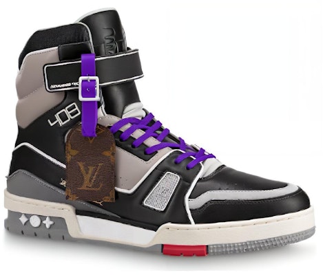 (W) 路易威登高帮运动鞋 '黑色时尚舒适' 1A7RTY Order (W) 路易威登高帮运动鞋 '黑色时尚舒适' 1A7RTY