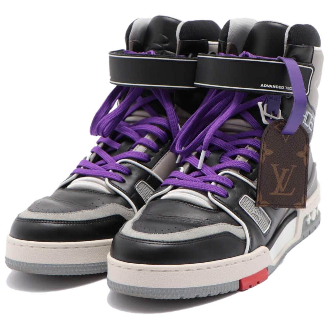 Lookbook (W) (女性用) ルイ・ヴィトン ハイカット スニーカー 'ブラック ファッション 快適' 1A7RTY 1A7RTY