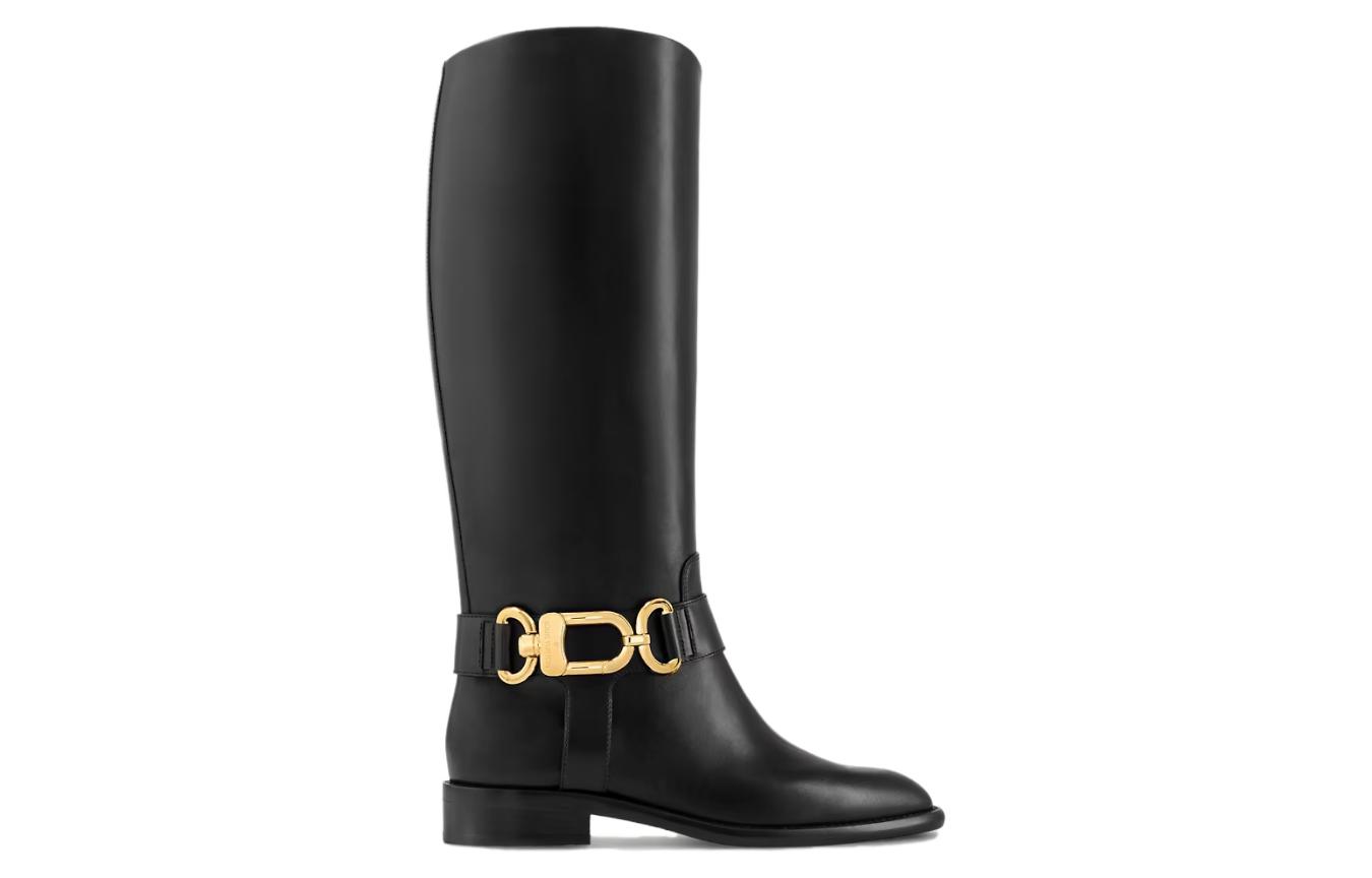 Order (W) ルイ・ヴィトン レザーハイカットスニーカー (黒) 1ACAYL