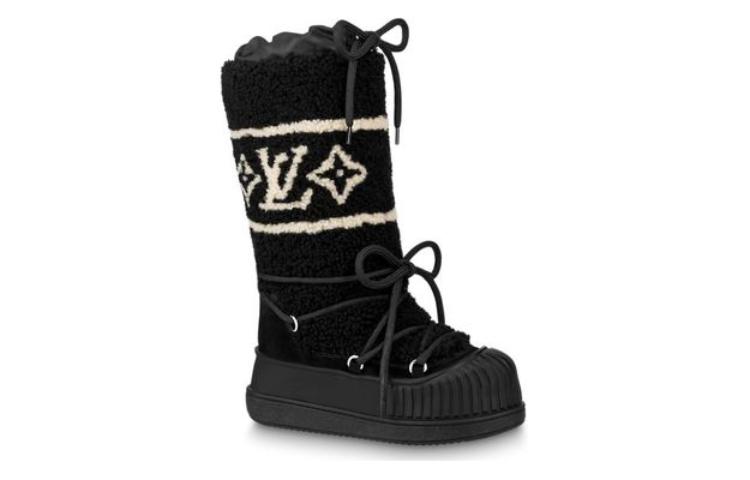 Order (W) Zapatillas Altas Louis Vuitton 'Black Shearling' 1A9GZU
