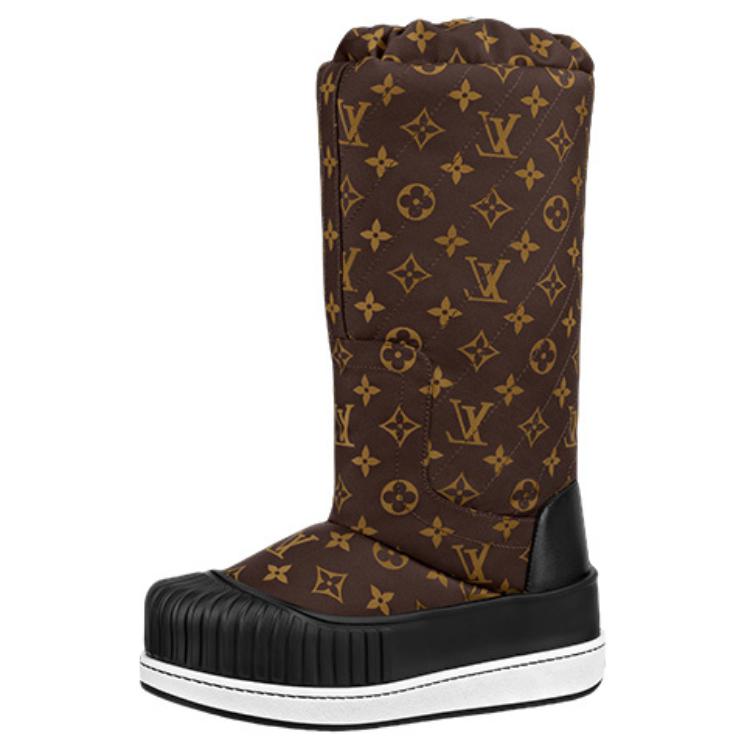 (Women) Louis Vuitton High-Top Sneaker 'Polar Brown' 1A85S1