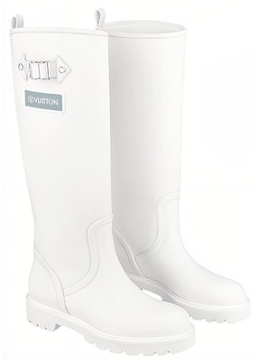 (Women) Louis Vuitton High-Top Sneaker 'White' 1A9H2G Lookbook (Women) Louis Vuitton High-Top Sneaker 'White' 1A9H2G
