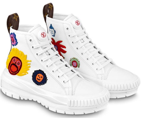 (W) 루이비통 화이트 가죽 하이탑 스니커즈 1ABD7F Lookbook (W) 루이비통 화이트 가죽 하이탑 스니커즈 1ABD7F