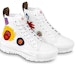 Lookbook (W) 루이비통 화이트 가죽 하이탑 스니커즈 1ABD7F