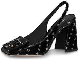 (Women) Louis Vuitton High Heel 'Black Leather Fashion Comfort' 1ABH4I (Women) Louis Vuitton High Heel 'Black Leather Fashion Comfort' 1ABH4I