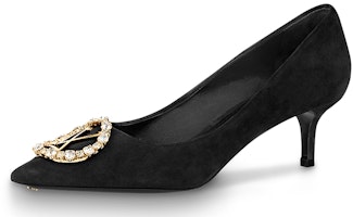 (W) Louis Vuitton Tumit Tinggi 'Black Suede' 1A51W9 Buy (W) Louis Vuitton Tumit Tinggi 'Black Suede' 1A51W9