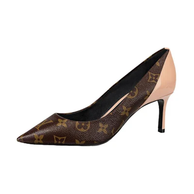 (W) LV High Heel 'Brown Fashion'