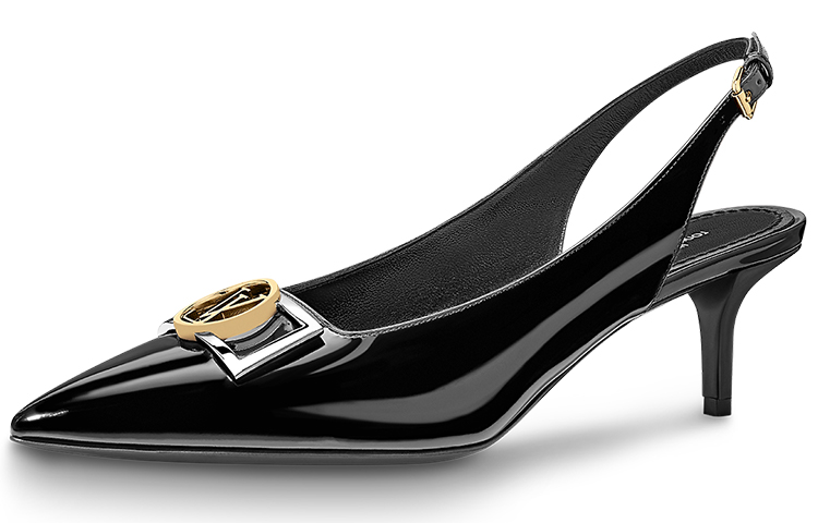 (Women) Louis Vuitton High Heel 'Comfortable Fashion Black' 1A66BS