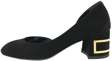 (Women) Louis Vuitton High Heel Bootie 'Black Velour' 1A88PB (Women) Louis Vuitton High Heel Bootie 'Black Velour' 1A88PB
