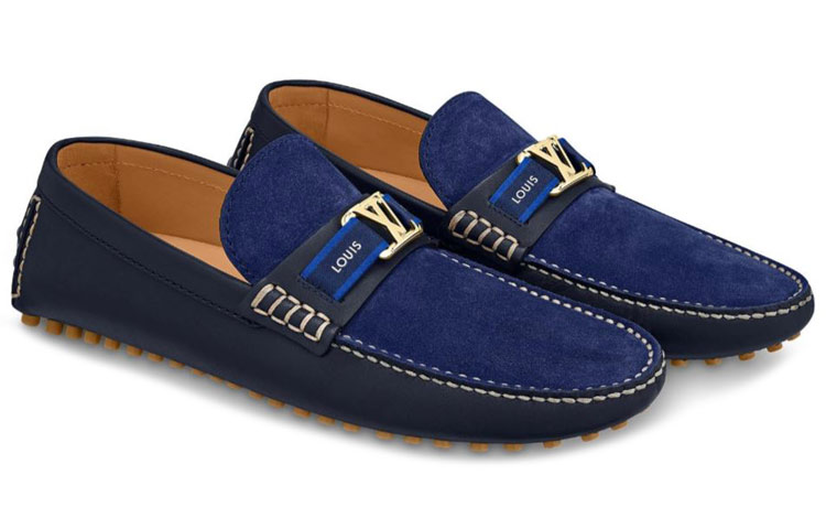 Order (W) Mocassin Louis Vuitton Hockenheim ''Suède Bleu'' 1A5XRB