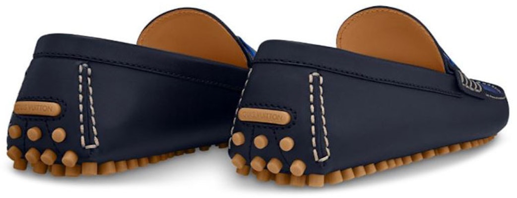 (W) Louis Vuitton Hockenheim Loafer 'Biru Suede' 1A5XRB Lookbook (W) Louis Vuitton Hockenheim Loafer 'Biru Suede' 1A5XRB