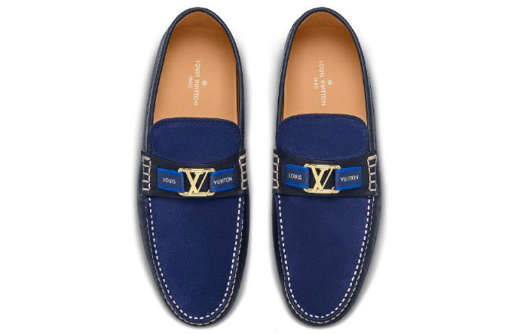 Shop (W) Mocassin Louis Vuitton Hockenheim ''Suède Bleu'' 1A5XRB