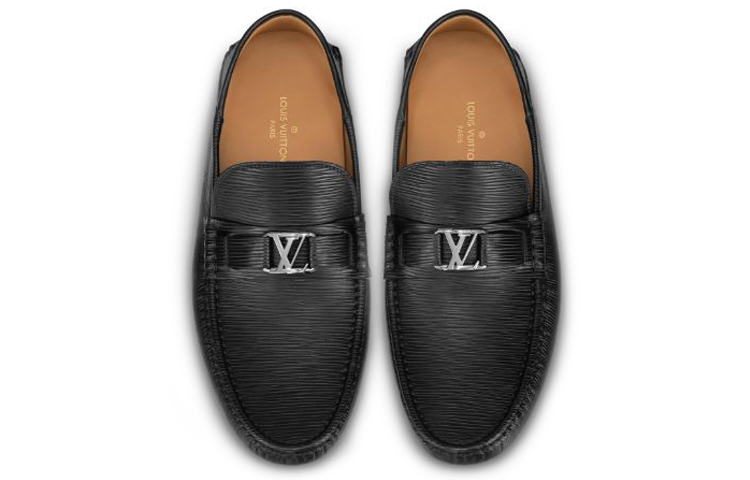 Shop (W) Mocassins Louis Vuitton Hockenheim ''Cuir Épi Noir'' 1A4TWY