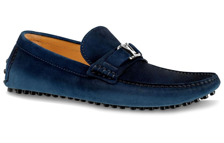 Order (W) Mocassino Louis Vuitton Hockenheim ''Scamosciato Blu Navy'' 1A5ED0