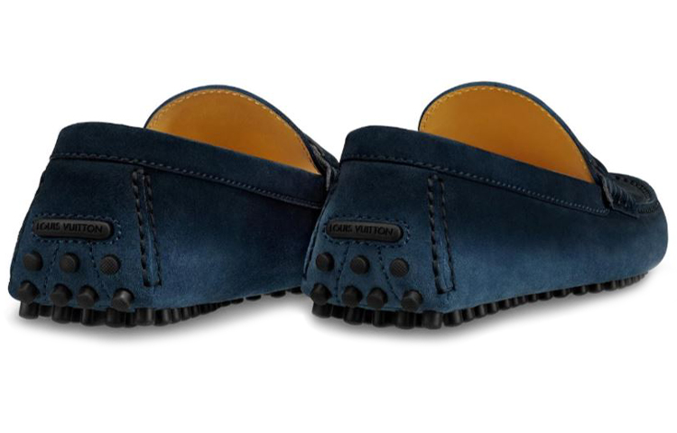 Shop (W) Mocassino Louis Vuitton Hockenheim ''Scamosciato Blu Navy'' 1A5ED0