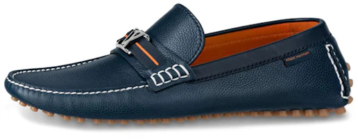 (Women) Louis Vuitton Hockenheim Moccasin 'Blue Black' 1A7YSX (Women) Louis Vuitton Hockenheim Moccasin 'Blue Black' 1A7YSX