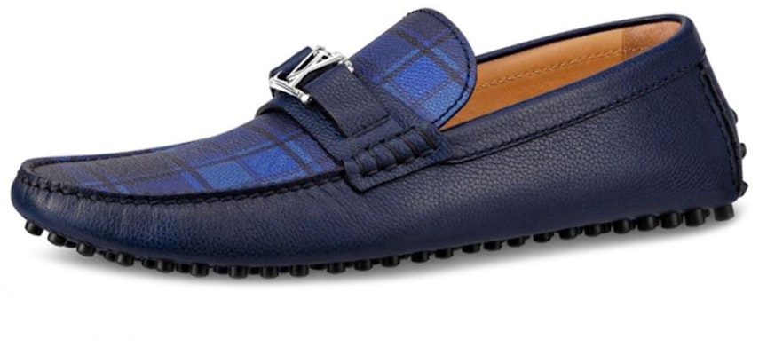 (Women) Louis Vuitton Hockenheim Moccasin 'Damier Tartan Blue' 1A5GVG Buy (Women) Louis Vuitton Hockenheim Moccasin 'Damier Tartan Blue' 1A5GVG