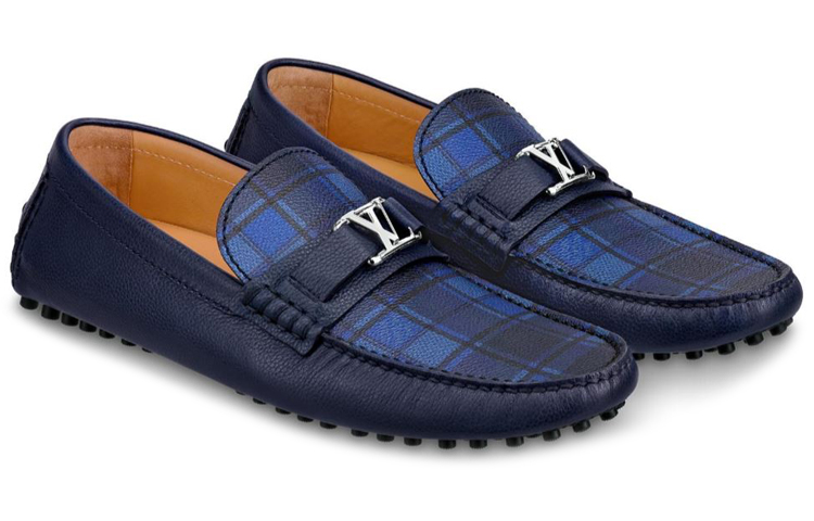 Order (W) Louis Vuitton Mocassin Hockenheim ''Damier Tartan Bleu'' 1A5GVG