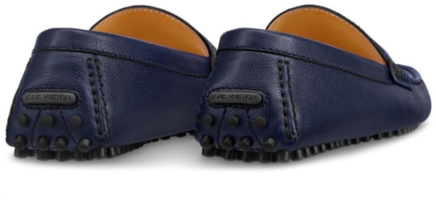 (W) Louis Vuitton Mocasín Hockenheim 'Damier Tartan Azul' 1A5GVG Lookbook (W) Louis Vuitton Mocasín Hockenheim 'Damier Tartan Azul' 1A5GVG