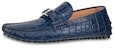 (W) Louis Vuitton Hockenheim Moccasin 'Embossed Marine' Lelaki Kasual 1A4U1Q