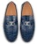 (W) Louis Vuitton Hockenheim Moccasin 'Embossed Marine' Lelaki Kasual 1A4U1Q