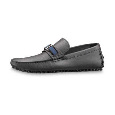 (W) LV Hockenheim Moccasin 'Taiga Leather Carbon Grey'