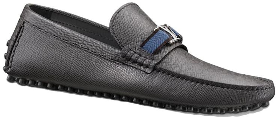 (Women) Louis Vuitton Hockenheim Moccasin 'Taiga Leather Carbon Grey' 1A3GJS Order (Women) Louis Vuitton Hockenheim Moccasin 'Taiga Leather Carbon Grey' 1A3GJS