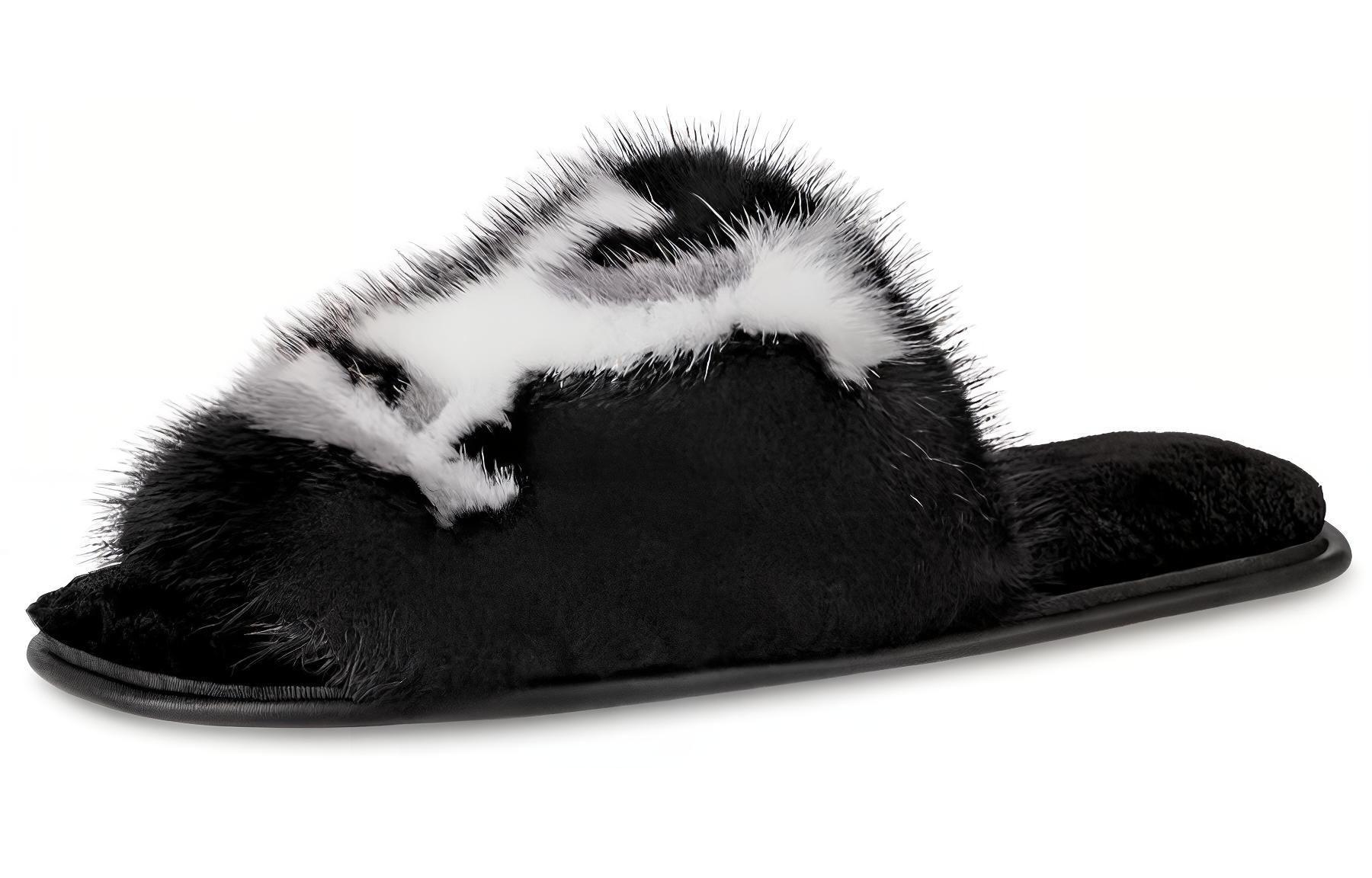 (Women) Louis Vuitton Homey Flat Mule 'Mink Fur' 1A5SZH