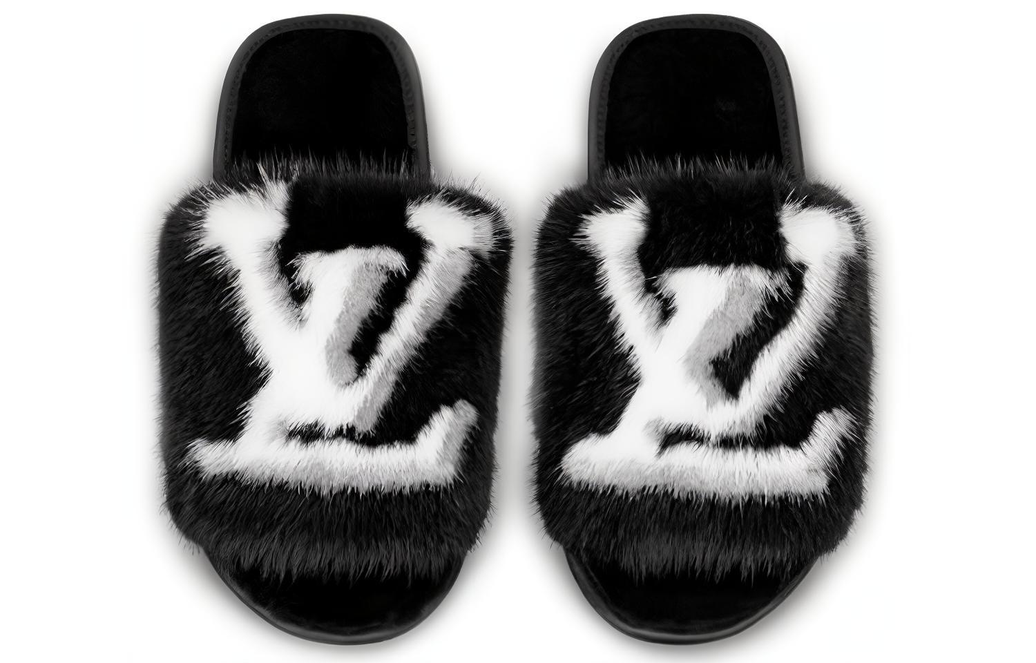 Shop (W) Louis Vuitton Homey Flat Mule 'Piel de Visón' 1A5SZH