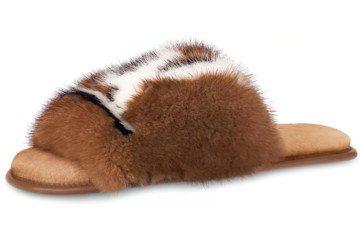 (Women) Louis Vuitton Homey Mink 'Brown Fashion Slide' 1A5SZP