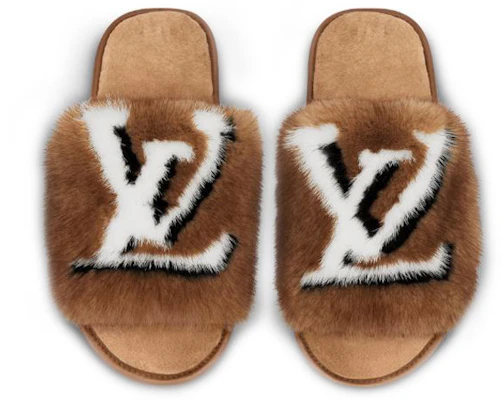 (W) Louis Vuitton Homey Mink 'Selipar Fesyen Coklat' 1A5SZP Shop (W) Louis Vuitton Homey Mink 'Selipar Fesyen Coklat' 1A5SZP