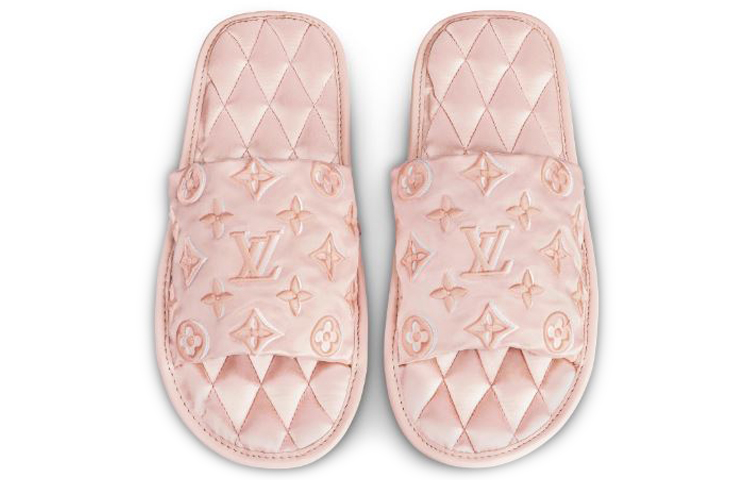 Purchase (W) Pantuflas Louis Vuitton Homey Monogram 'Satin Rosa Claro Bordado'. 1A5SZD
