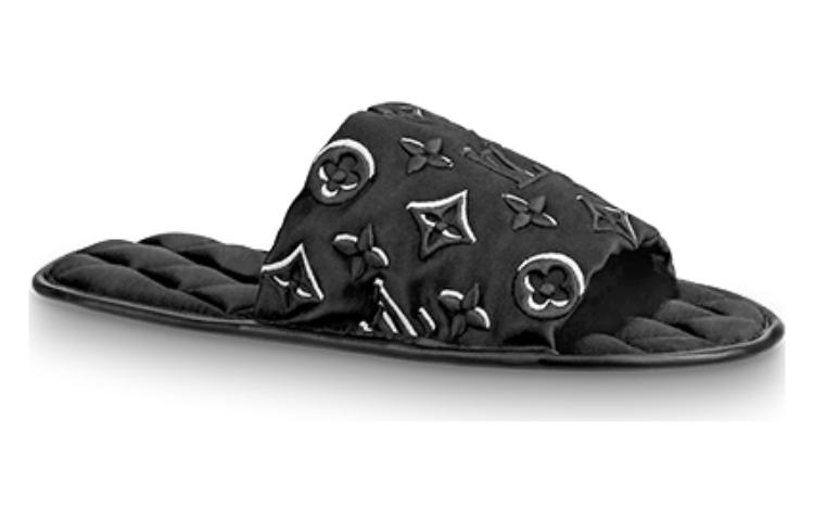 Order (W) Pantuflas Louis Vuitton Homey 'Negro Confort Punta Abierta' 1A5SZ6