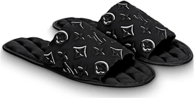 Lookbook (W) Pantuflas Louis Vuitton Homey 'Negro Confort Punta Abierta' 1A5SZ6