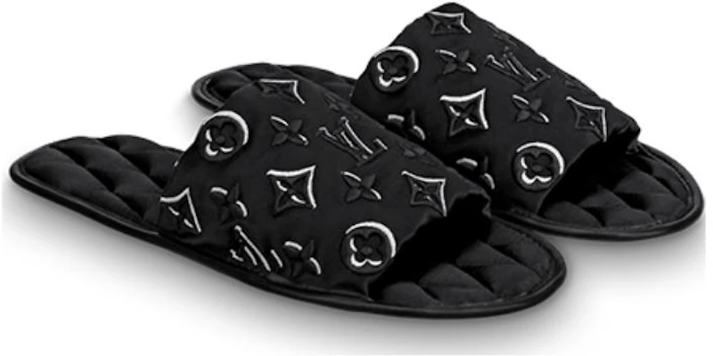 (W) Pantuflas Louis Vuitton Homey 'Negro Confort Punta Abierta' 1A5SZ6 Lookbook (W) Pantuflas Louis Vuitton Homey 'Negro Confort Punta Abierta' 1A5SZ6