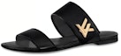 Buy (W) Louis Vuitton Horizon 'Hitam Suede Kulit Kambing' Selipar 1A4XTT