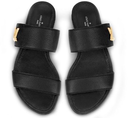 (Women) Louis Vuitton Horizon 'Black Suede Goatskin' Slides 1A4XTT Shop (Women) Louis Vuitton Horizon 'Black Suede Goatskin' Slides 1A4XTT