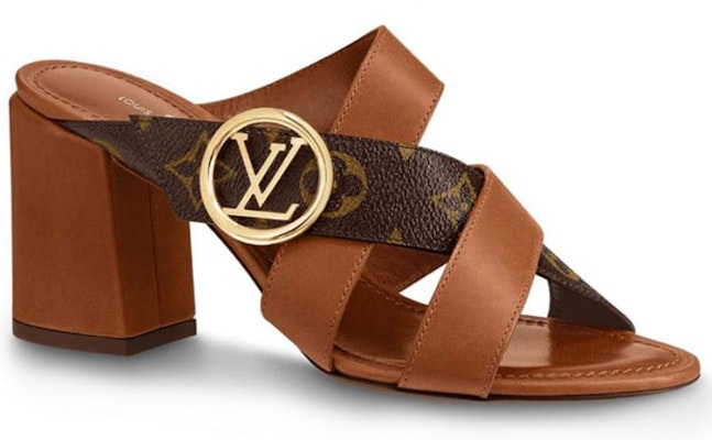 (Women) Louis Vuitton Horizon 'Brown Calfskin High-Heeled Mule' 1A5BZL Order (Women) Louis Vuitton Horizon 'Brown Calfskin High-Heeled Mule' 1A5BZL
