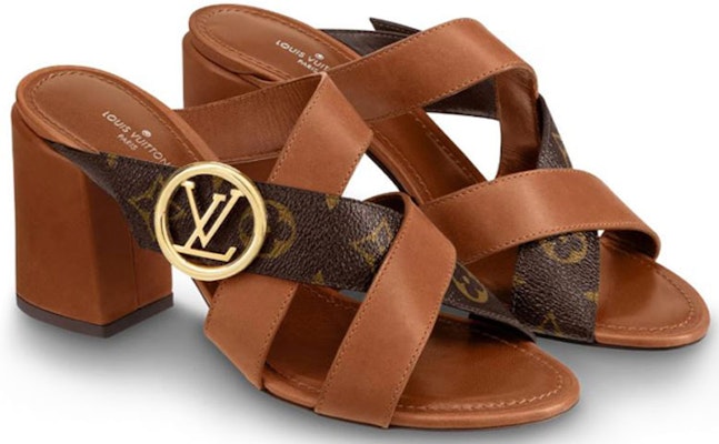 (W) Louis Vuitton Horizon 'Sandal Tumit Tinggi Coklat Kulit Sapi' 1A5BZL Lookbook (W) Louis Vuitton Horizon 'Sandal Tumit Tinggi Coklat Kulit Sapi' 1A5BZL